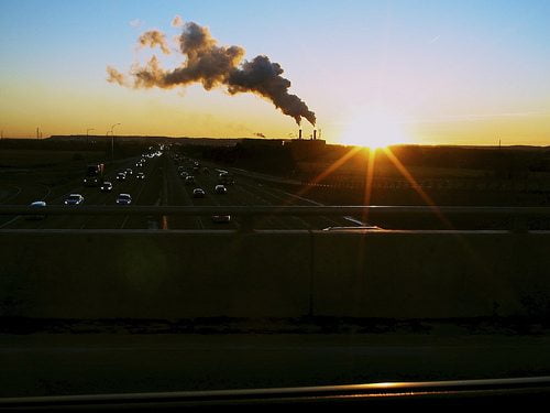 pollution sunset By Spring Reilly via Flickr
