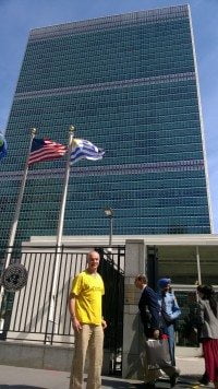 Mark Meyrick at the United Nations in New York