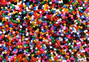 plastic hama beads