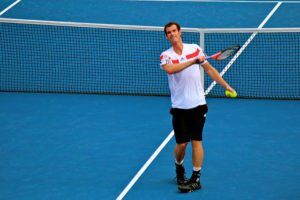 Andy Murray at the 2013 US Open by boss tweed via Flikr