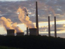 Power plant at sunset by lady_lbrty via Flickr