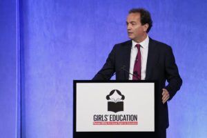 International Development Minister, Nick Hurd MP, speaking at the Girls' Education Forum, London, 7 July 2016 by DFD via Flikr