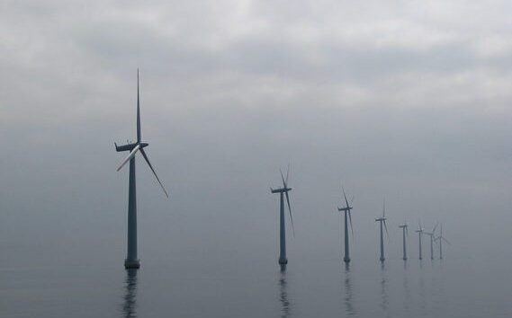 Protest At Westminster In Support Of Wind Power