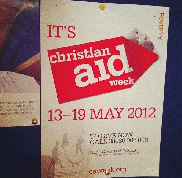 Christian Aid Week poster 2012 by Howard Lake via flickr