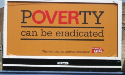 Christian Aid's Poverty can be eradicated poster by Howard Lake via flickr
