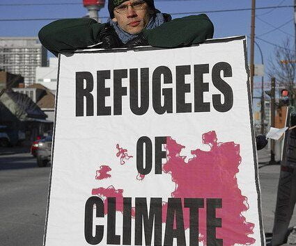 Climate Change Refugees by ItzaFineDay via flickr