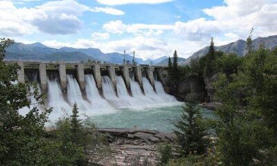 Seebee Dam Alberta Canada by Thank you for visiting my page via flickr