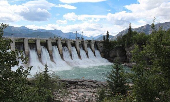 Seebee Dam Alberta Canada by Thank you for visiting my page via flickr