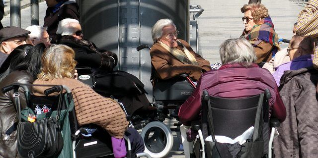 Wheelchair Springtime Gang by Fran Urbano via flickr