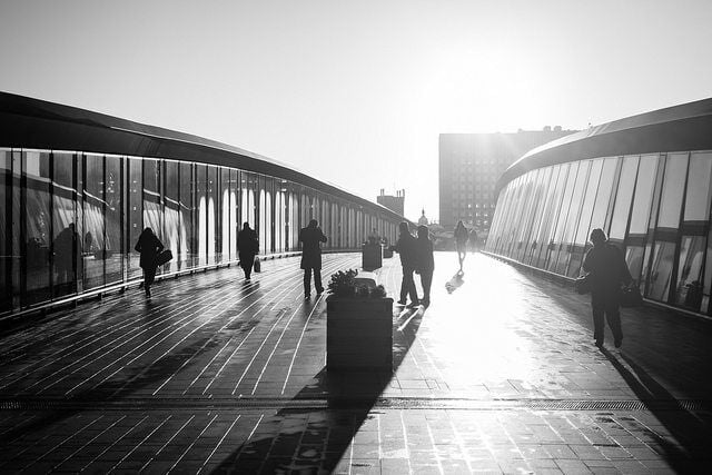 commuters by ben pugh via flickr