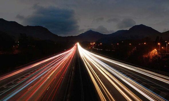 Traffic Trails By Barry Davis Via Flickr