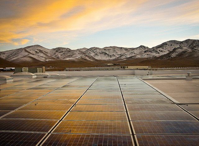 Black Rock Solar photovoltaic array at Food Bank of Northern Nevada by BlackRockSolar via flickr