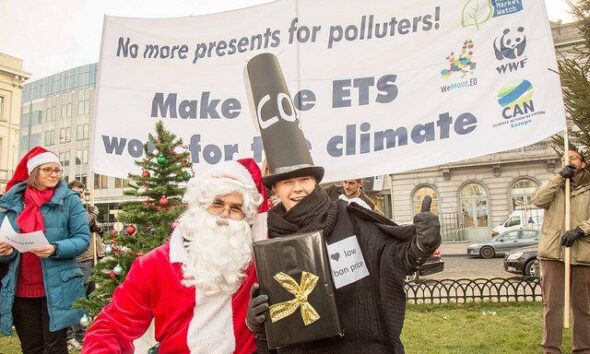 No more presents for polluters! by can europe via flickr