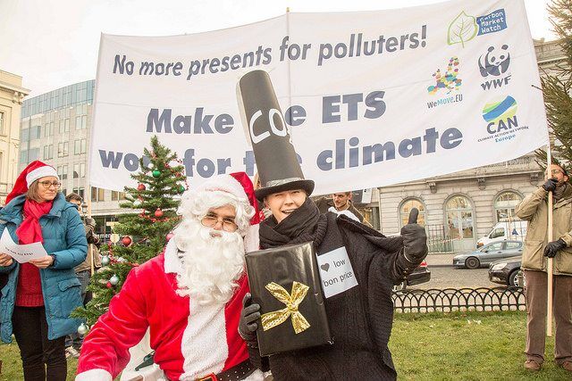 No more presents for polluters! by can europe via flickr
