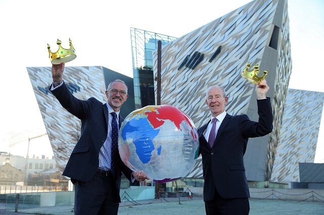 titanic-belfast-ceo-tim-husbands-mbe-and-vice-chairman-conal-harvey-celebrate-titanic-belfast-being-crowned-king-of-the-world
