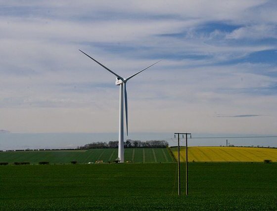 Wind Turbine Sanction Hill by Mark Thompson via flickr