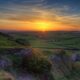 Almscliffe Crag Sunset by James Whitesmith via flickr