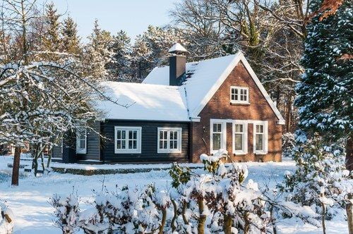 House in the snow