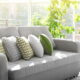 eco-friendly green living room