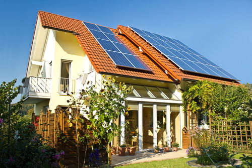 building a solar powered home