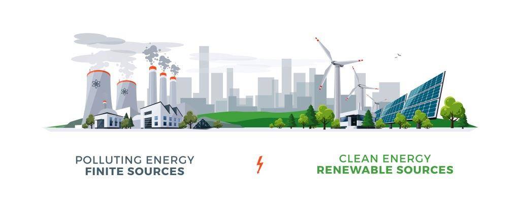 clean energy sources vs traditional