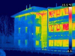 Energy Loss through Building Envelope - Thermal Imaging Scans