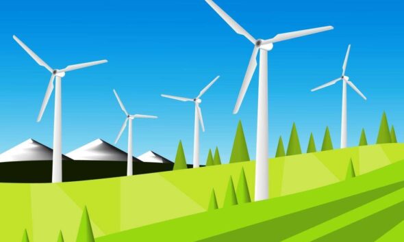 wind farm for energy