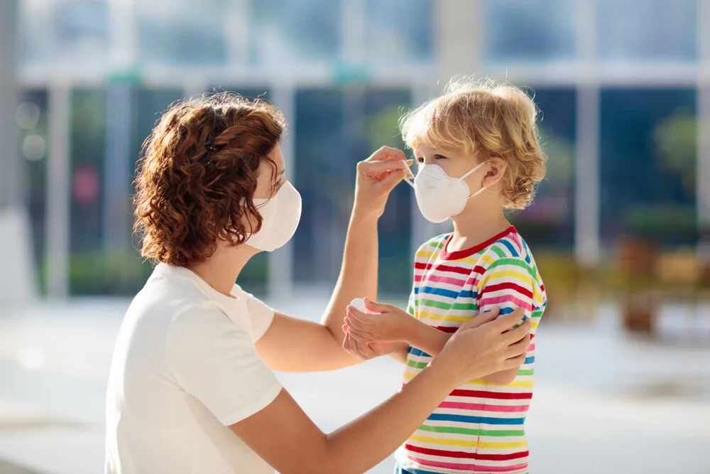 eco-friendly anti-viral face masks during covid
