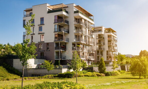 green living in a condo