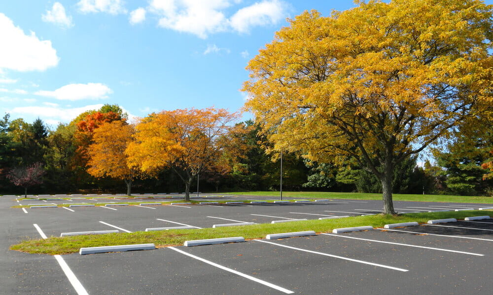 eco-friendly parking lot