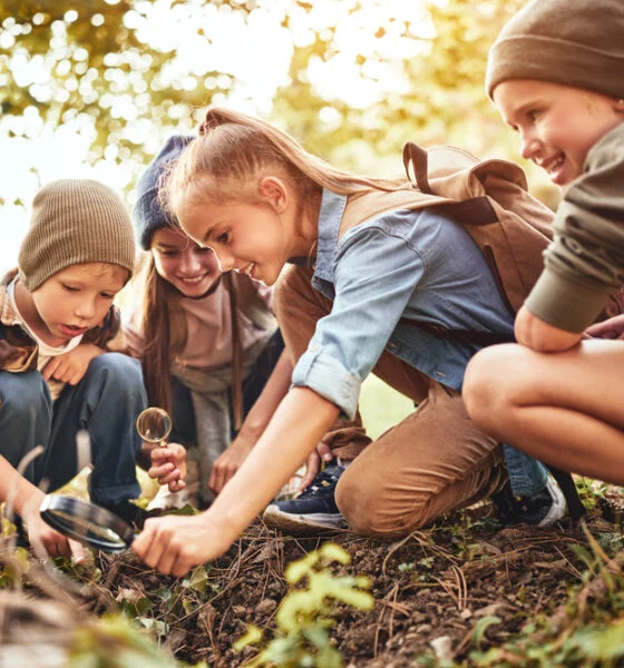 kids in nature