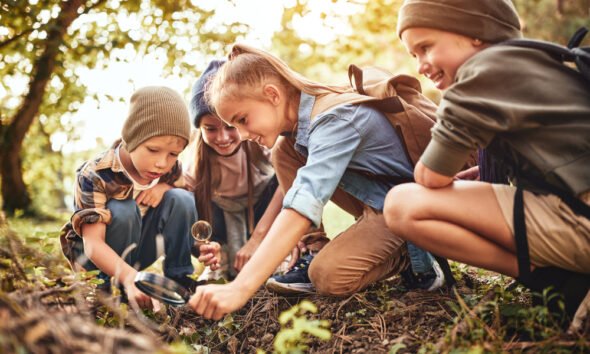 kids in nature