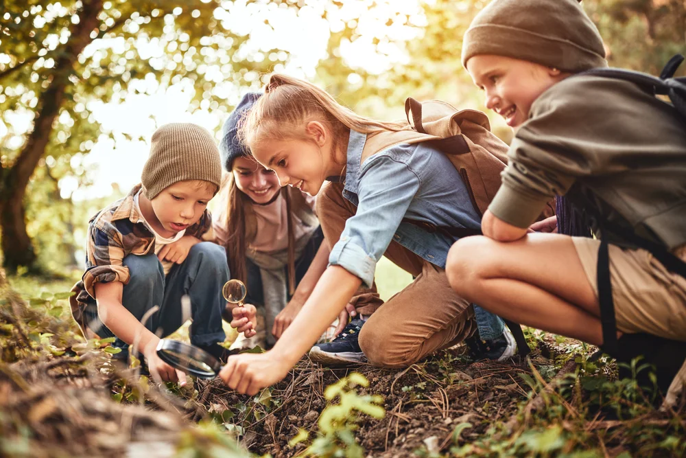 kids in nature