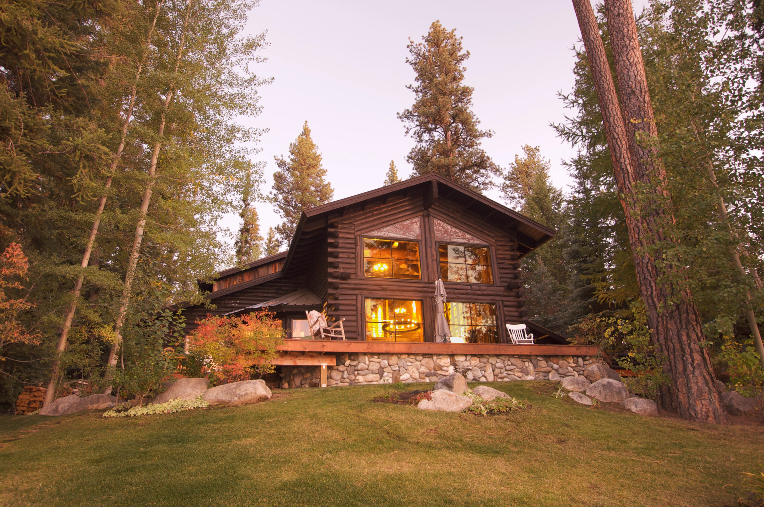 eco-friendly log cabin