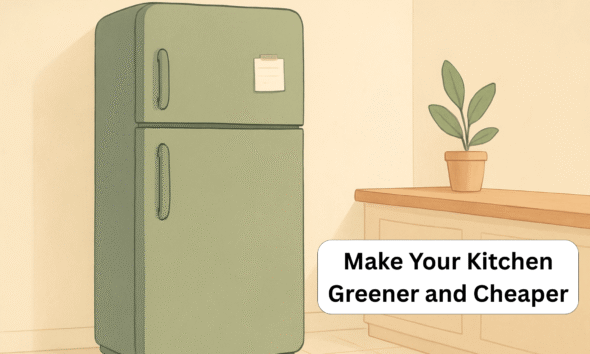 make your kitchen greener-cheaper