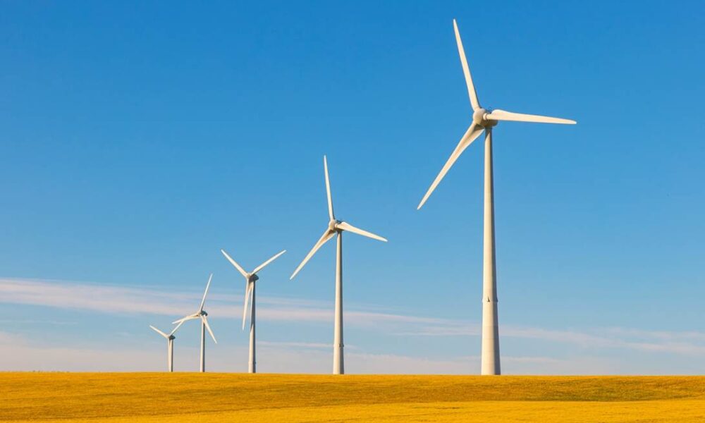wind turbines