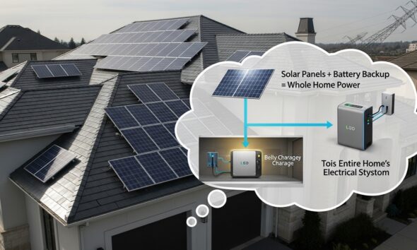 solar panels and backups