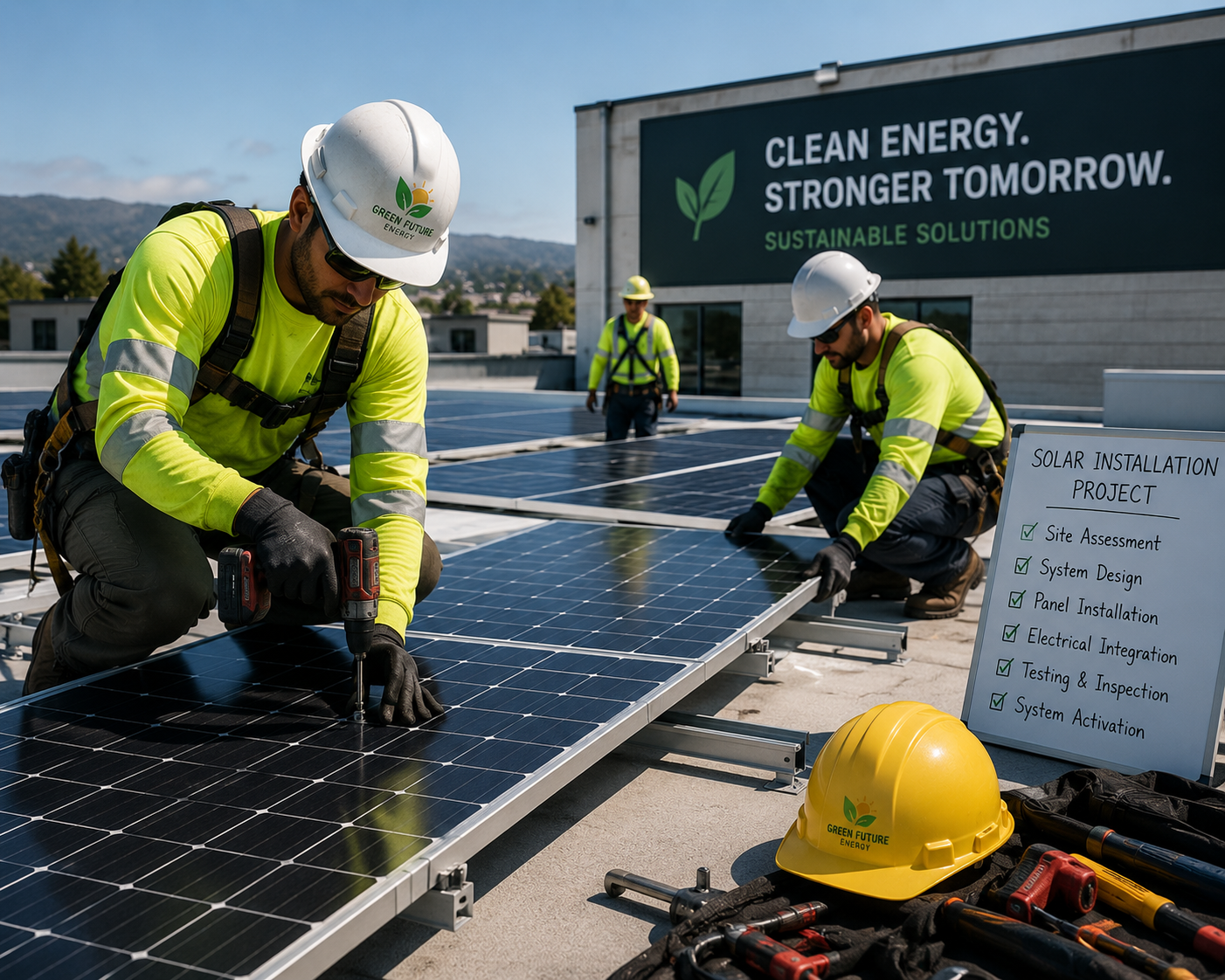 solar panels for business