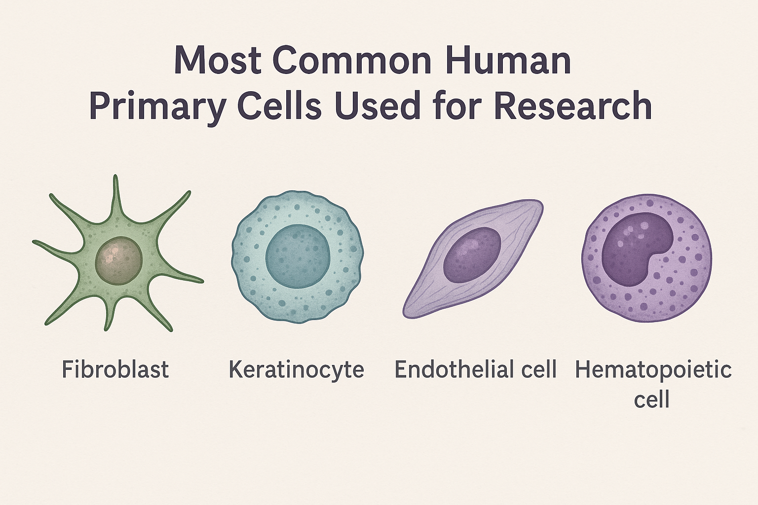 The Human Primary Cells Behind Toxicology and Chemical-Safety Research -- AI-generated illustration