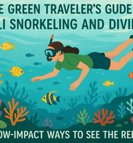 The Green Traveler's Guide to Bali Snorkeling and Diving - Low-Impact Ways to See the Reef -- AI-generated illustration