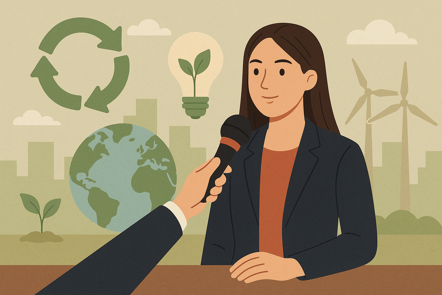 How Sustainable Business Has Changed in the Last Five Years: An Interview with Noa Shtang -- AI-generated illustration