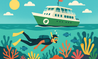 The Eco-Case for a Liveaboard - Why the Greenest Way to See a Reef Might Be a Boat -- AI-generated illustration