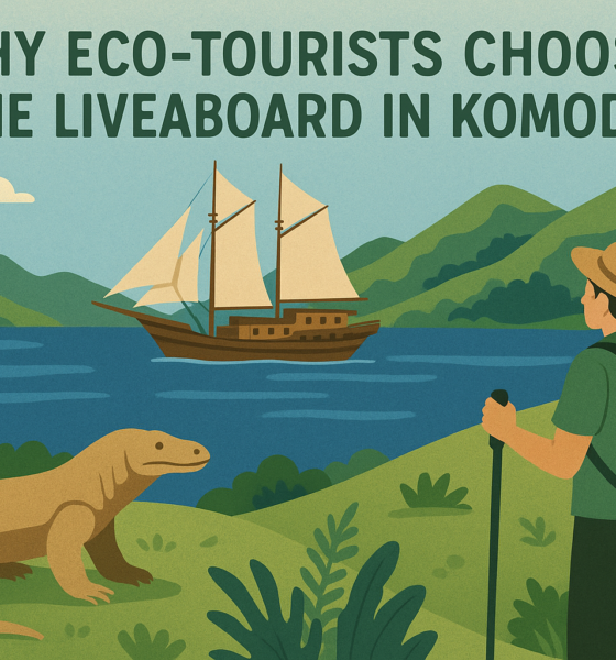 Why Eco-Tourists Choose the Liveaboard in Komodo -- AI-generated illustration