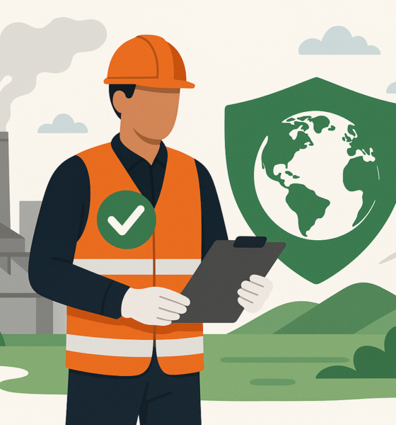 Occupational Safety's Overlooked Role in Environmental Accountability -- AI-generated illustration